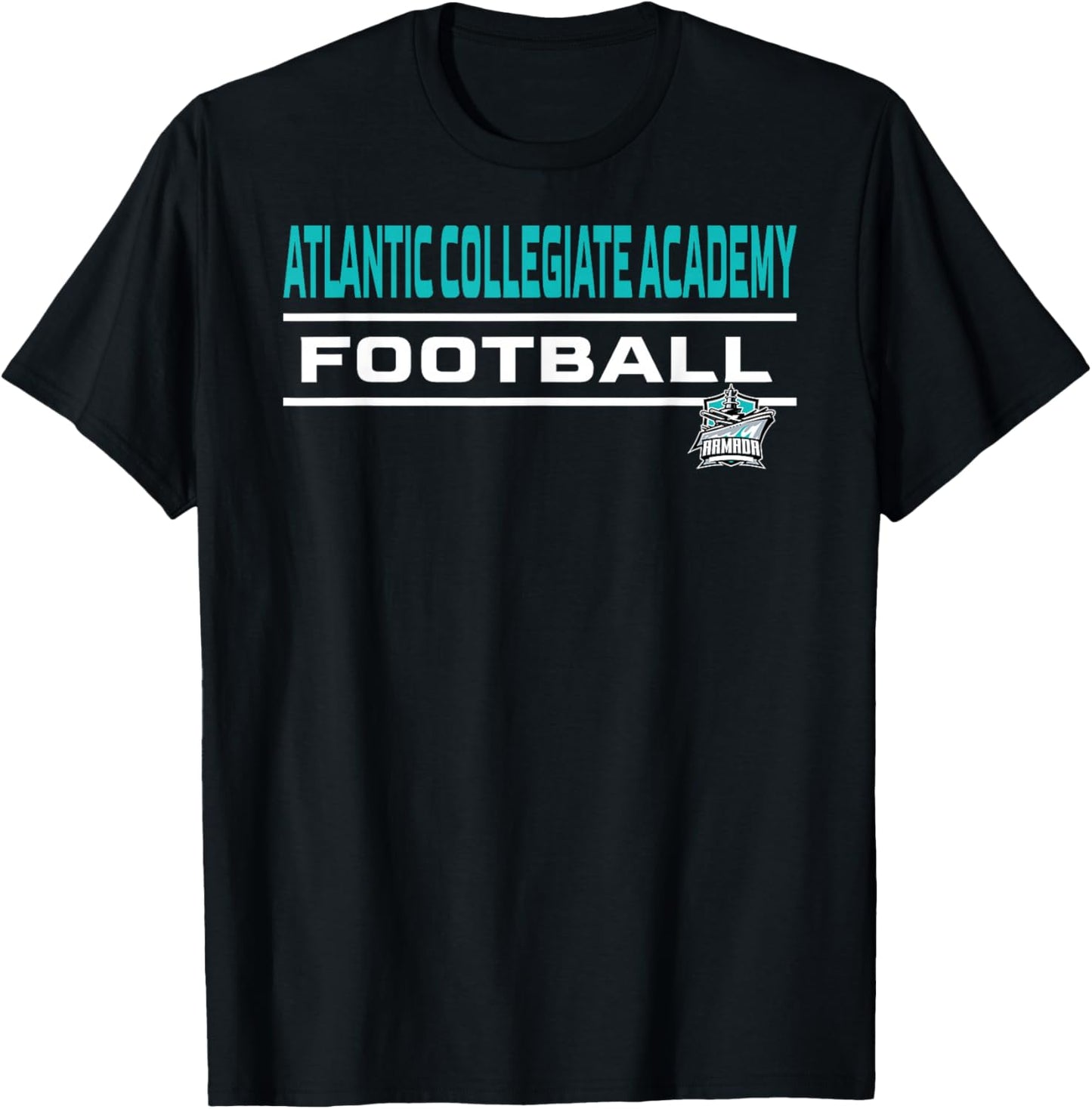 Atlantic Collegiate Academy Armada Football T-Shirt - T-Shirt | Black