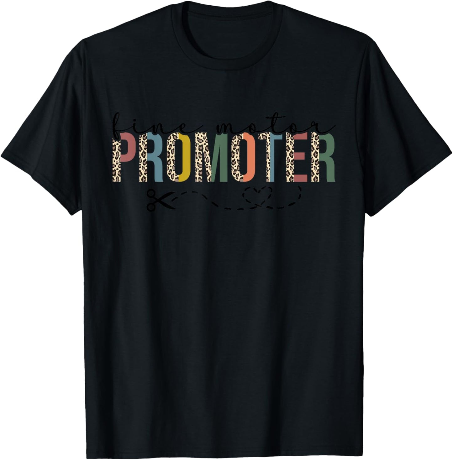Fine Motor Promoter Ot Occupational Therapy Month Therapist T-Shirt - T-Shirt | Black