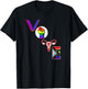 Vote - Books - Fist - Ovaries - LGTBQ - Rainbow T-Shirt - T-Shirt | Black