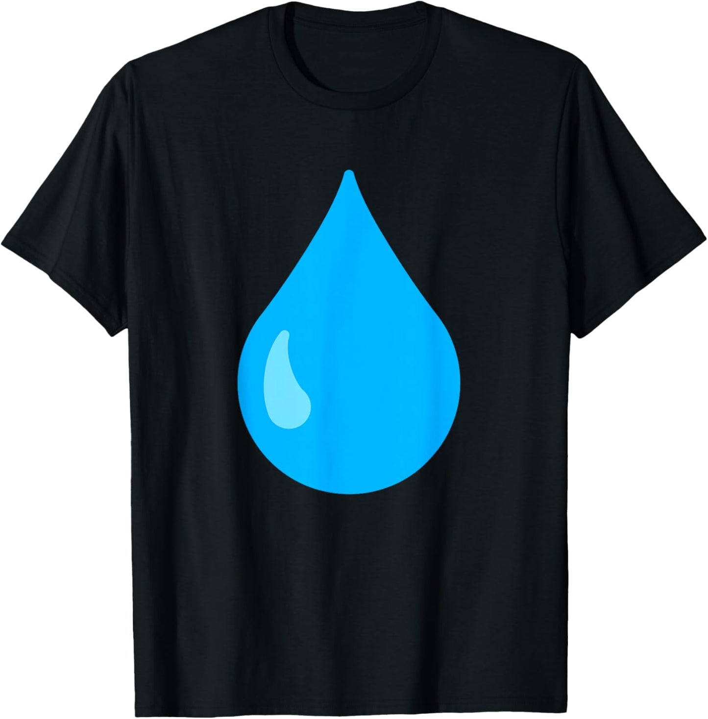 Tropfen-Wassertropfen-Kostüm T-Shirt - T-Shirt | Black