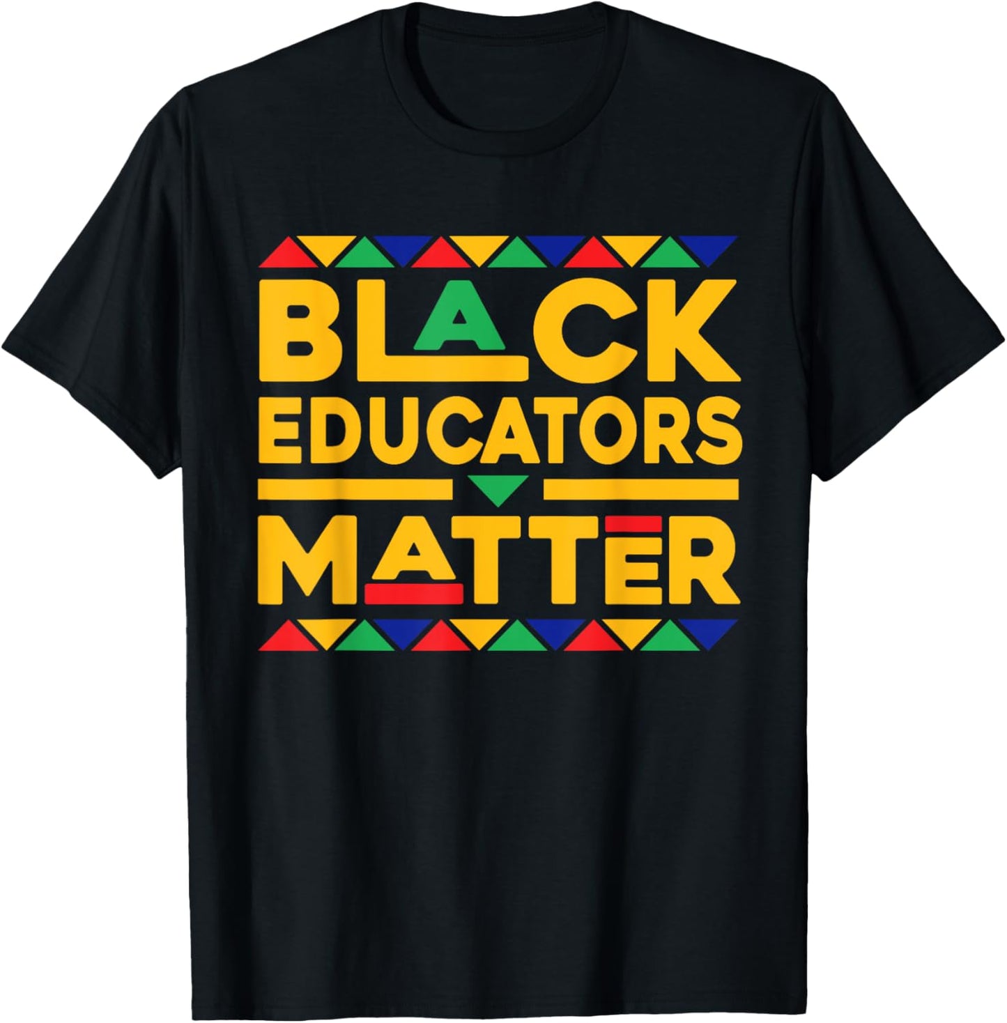 Black Educators Matter Melanin African Teacher Black History Women Kids T-Shirt - T-Shirt | Black