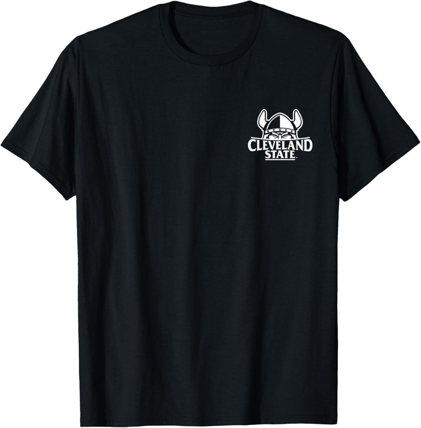 Cleveland State Vikings | Official NCAA Merch | NDTCSU007 T-Shirt - T-Shirt | Black