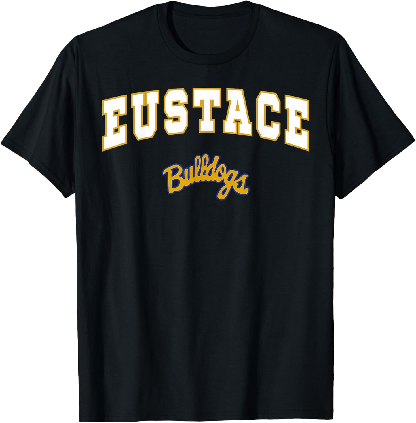 Eustace High School Bulldogs C2 T-Shirt - T-Shirt | Black