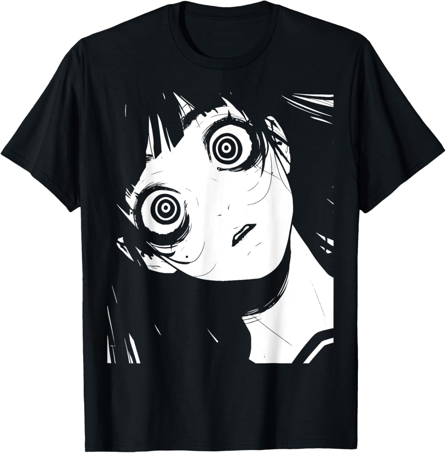 Horror Anime Manga | Japan Japanese Creepy Kawaii Goth T-Shirt - T-Shirt | Black