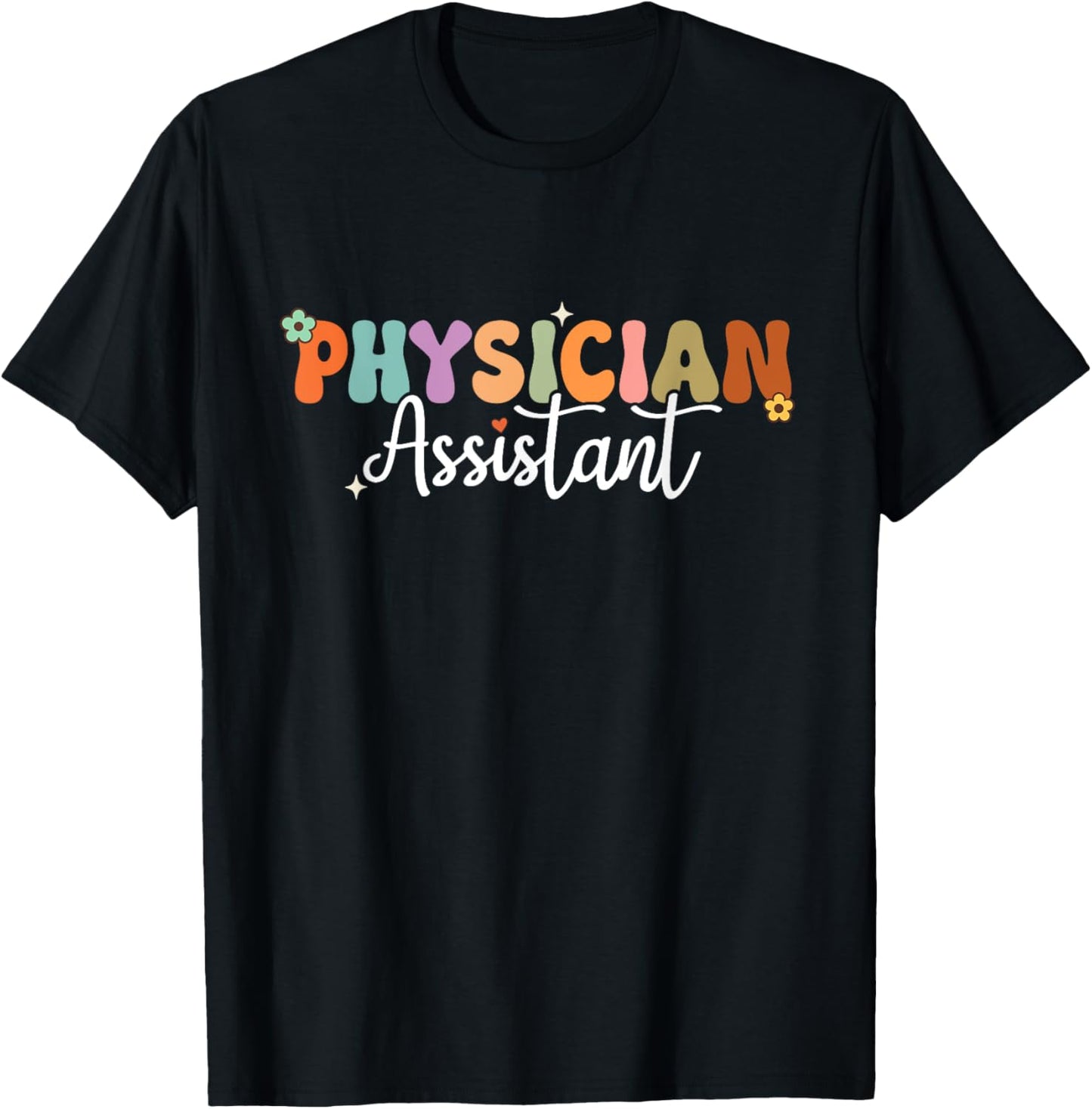Physician Assistant Groovy PA Student PA Doctor T-Shirt - T-Shirt | Black