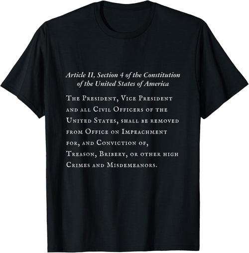 Article II Section 4 of the Constitution of the U.S.A.