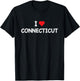 Connecticut - I Love Connecticut - Classic T-Shirt - T-Shirt | Black