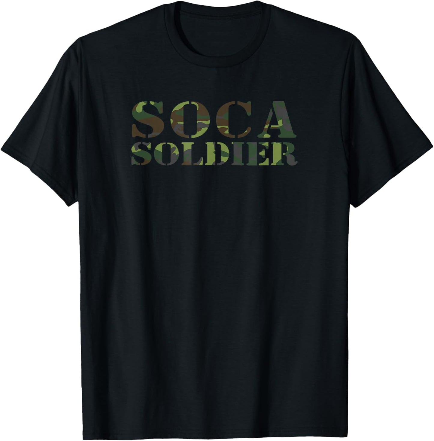 Soca Soldier Army Fete Trinidad Carnival 2020 T-Shirt - T-Shirt | Black