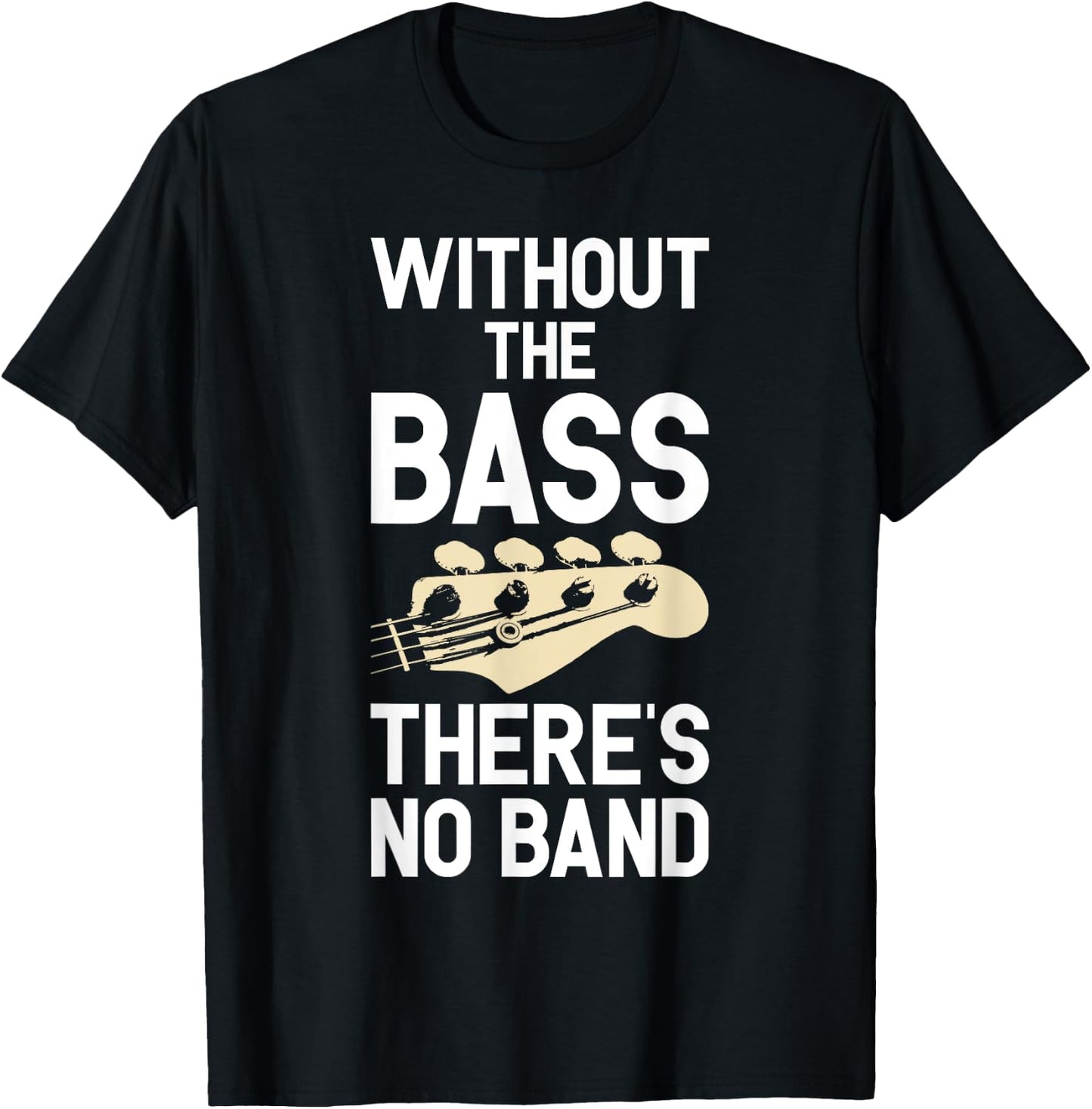 Funny Bass Guitar Guitarist Guitar Player T-Shirt - T-Shirt | Black