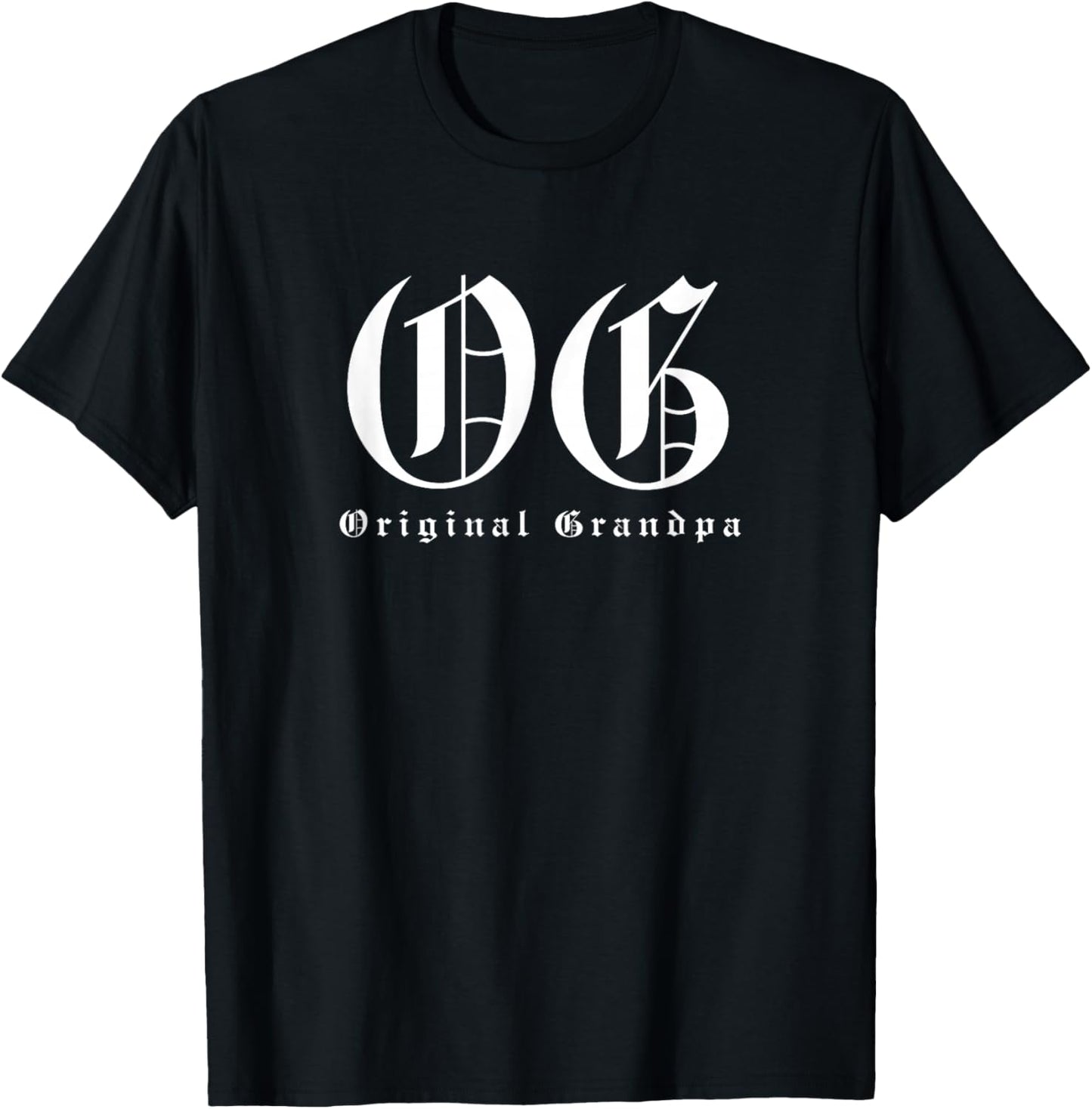 OG Original Grandpa - Funny Gangster Lowrider Pun T-Shirt - T-Shirt | Black