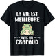 Humor Toads Animals Life Is Better With A Toad , Black, S T-Shirt - T-Shirt | Black
