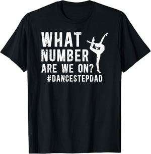 Dance Step-Dad Funny Dancing Stepdad Of A Dancer Stepfather T-Shirt - T-Shirt | Black