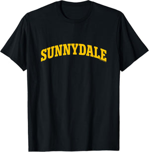 Buffy The Vampire Slayer Sunnydale Collegiate Chest Logo T-Shirt - T-Shirt | Black