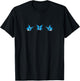 Blue Butterfly Aesthetic Blue Butterflies Teen T-Shirt - T-Shirt | Black