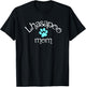 Lhasapoo Mom Dog Lover T Shirt T-Shirt - T-Shirt | Black