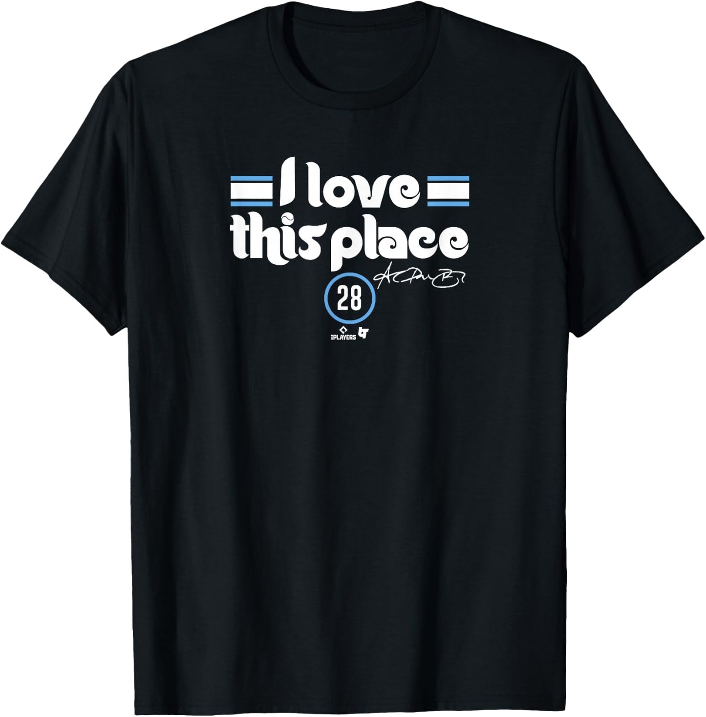 Alec Bohm - I Love This Place - Philadelphia Baseball T-Shirt - T-Shirt | Black
