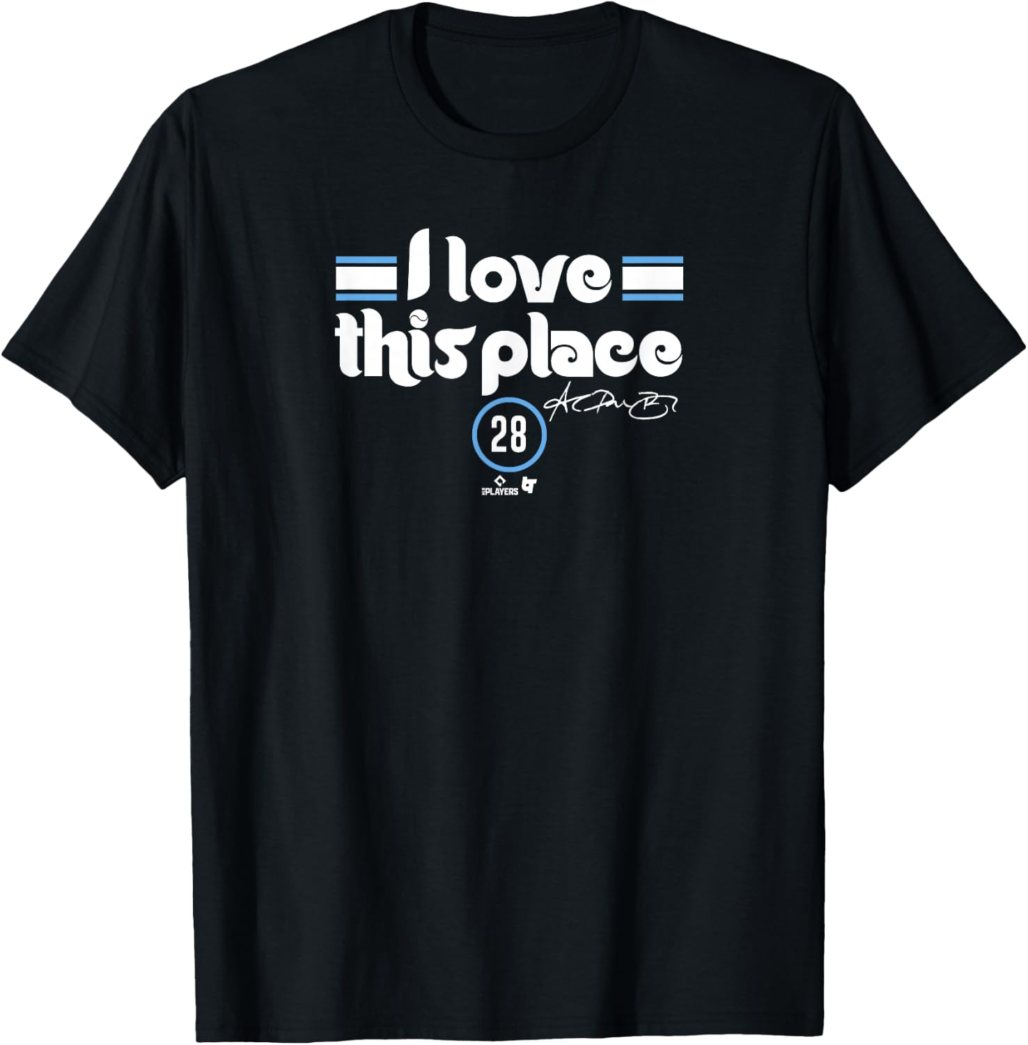 Alec Bohm - I Love This Place - Philadelphia Baseball T-Shirt - T-Shirt | Black
