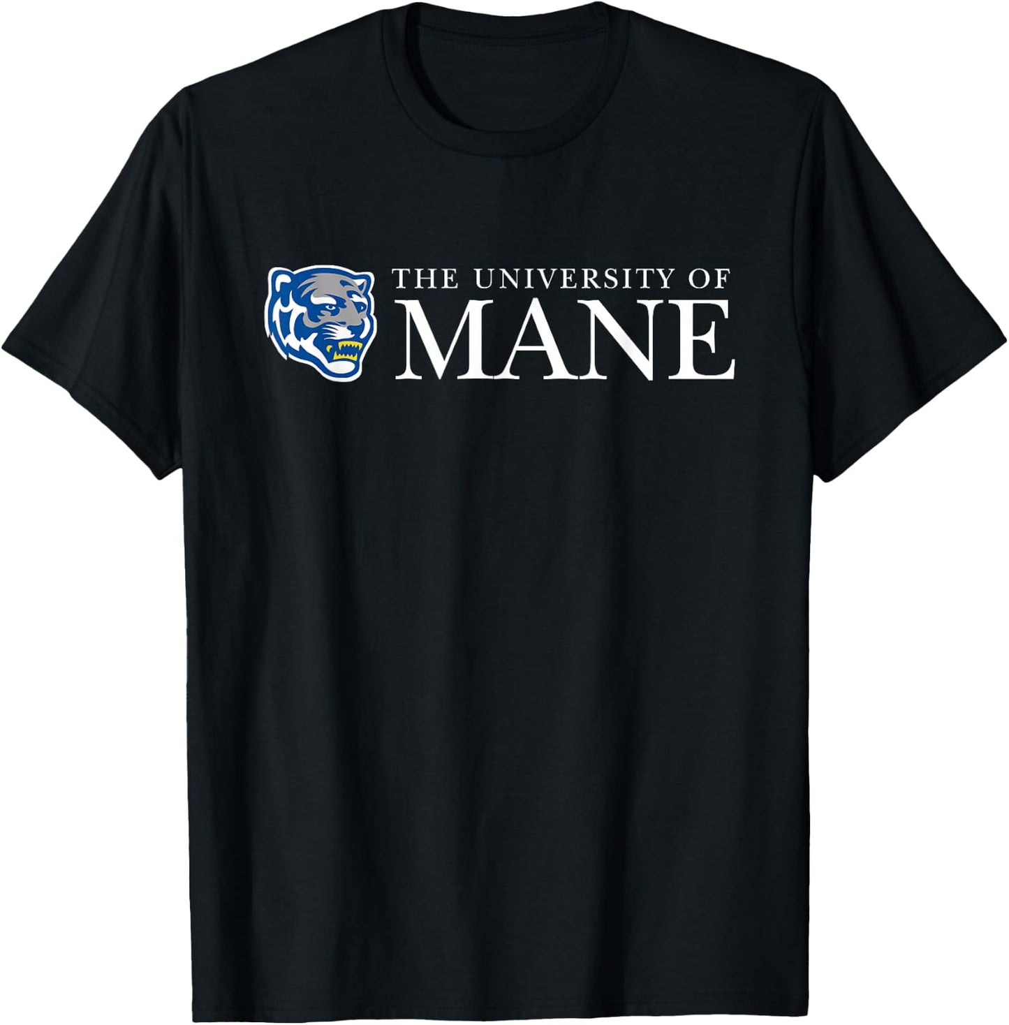 University of Mane - Funny Memphis T-Shirt - T-Shirt | Black