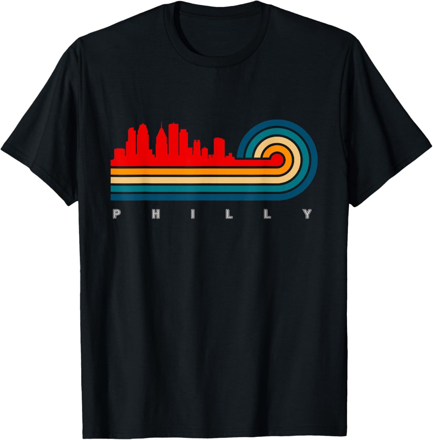 City of Philly Philadelphia Pennsylvania T-Shirt - T-Shirt | Black