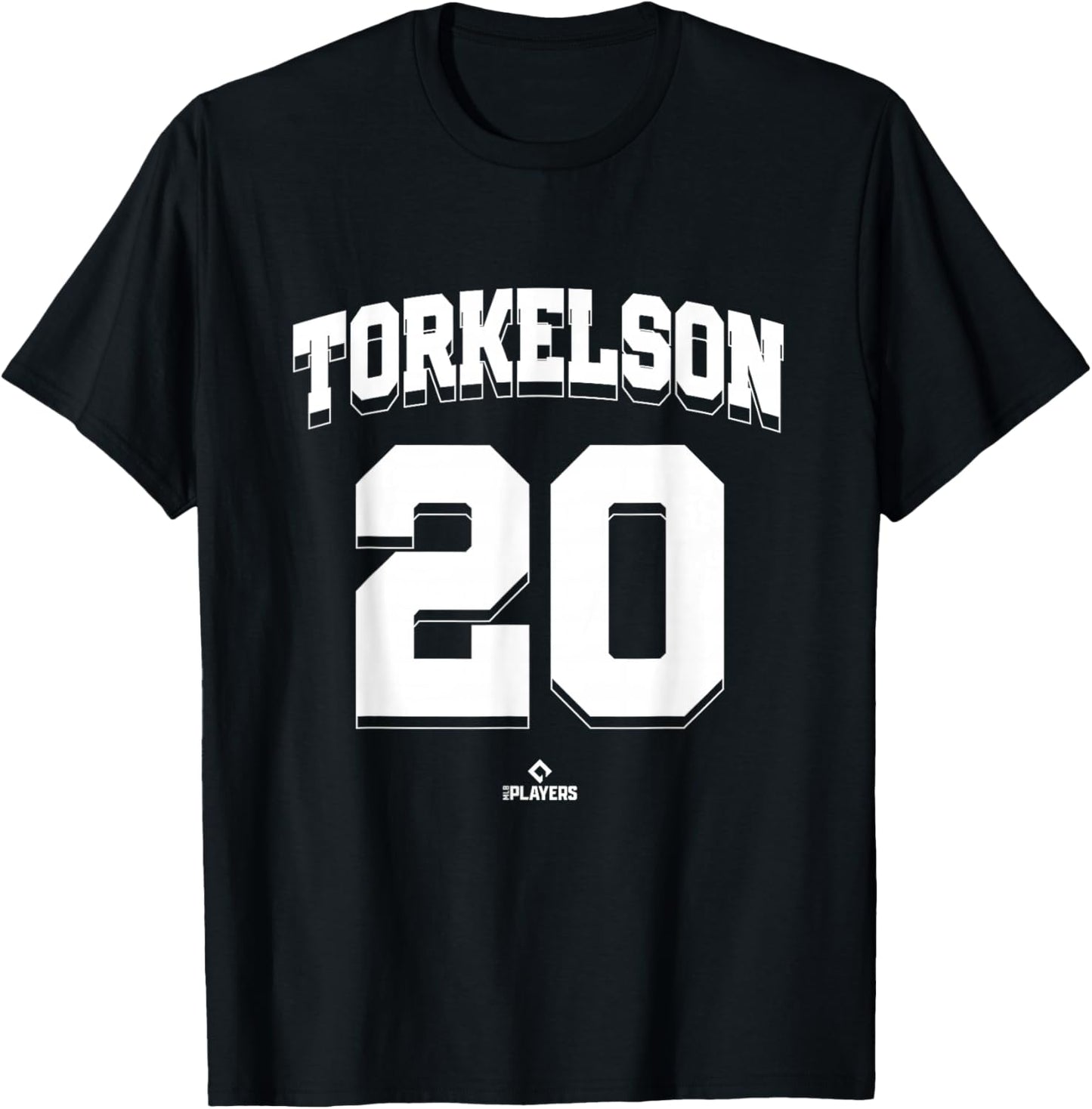 Spencer Torkelson 20 Detroit MLBPA T-Shirt - T-Shirt | Black