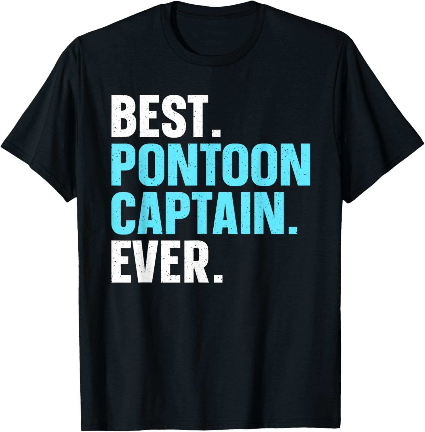 Pontoon Boat Captain Art Women Lake Pontooning Lover T-Shirt - T-Shirt | Black