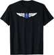 EMS Pilot Wings - Medevac and Air Ambulance - EMT Rescue T-Shirt - T-Shirt | Black