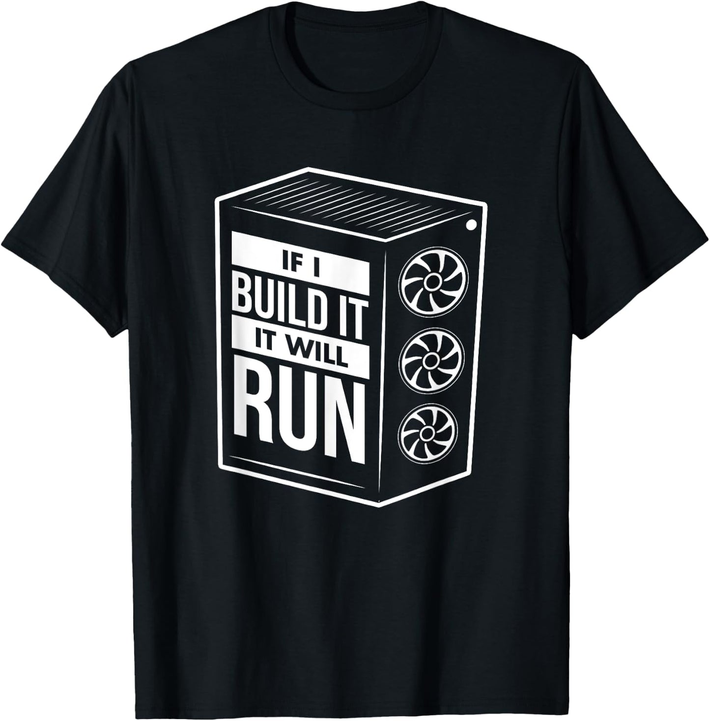 Funny PC Builder Shirt - Computer Builder & PC Gamer Gift T-Shirt - T-Shirt | Black