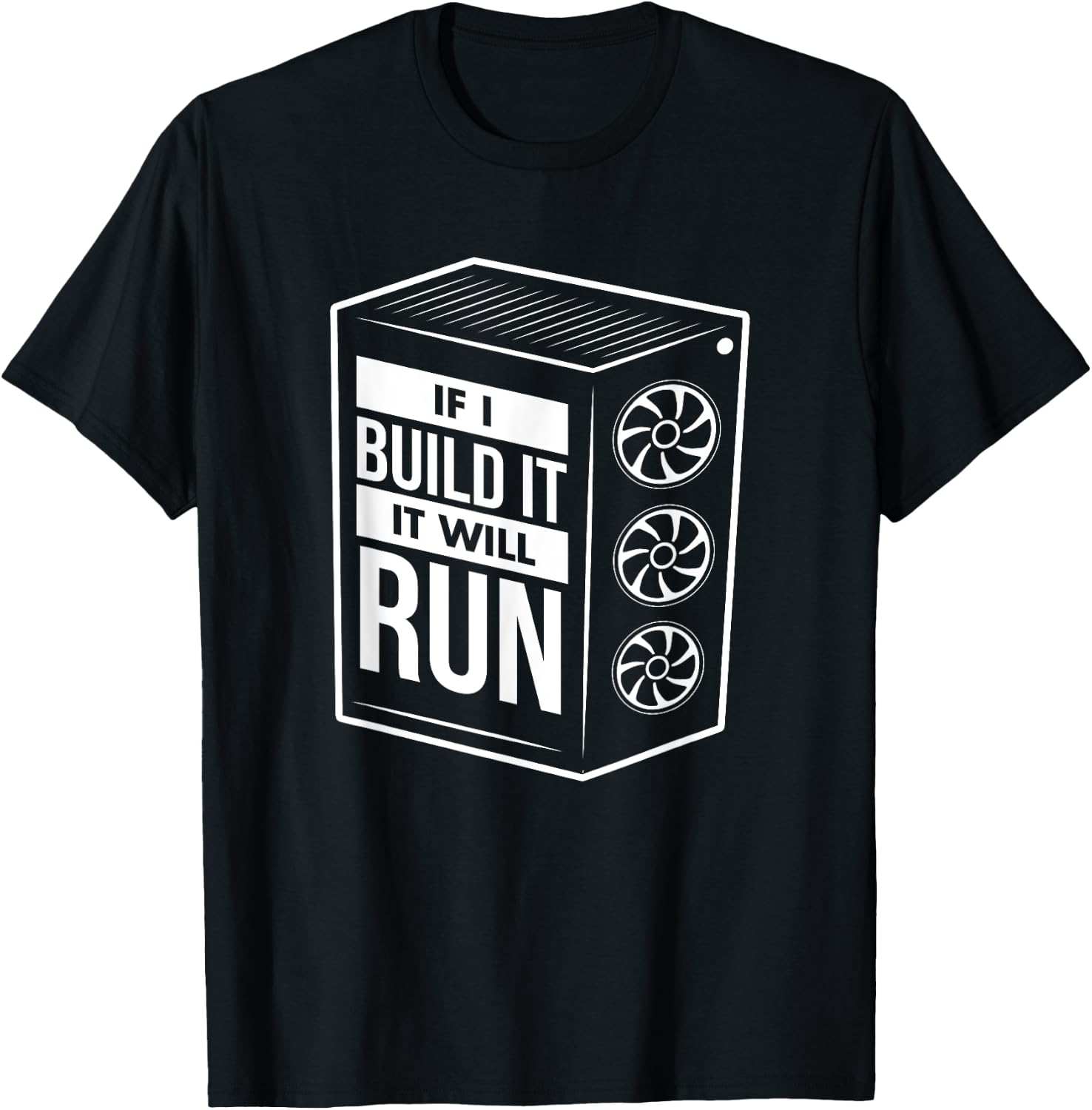 Funny PC Builder Shirt - Computer Builder & PC Gamer Gift T-Shirt - T-Shirt | Black