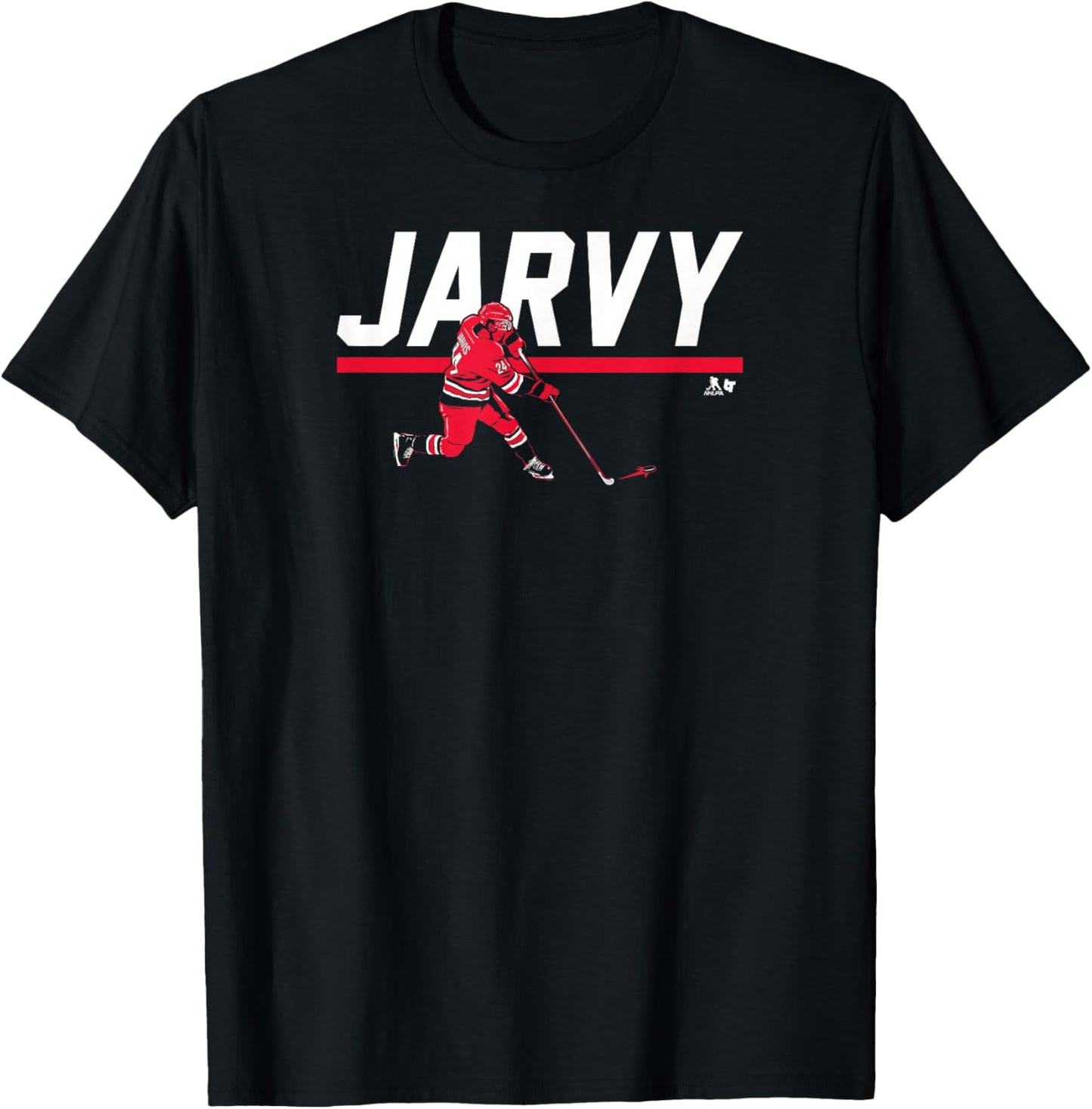 Seth Jarvis - Jarvy - Carolina Hockey T-Shirt - T-Shirt | Black