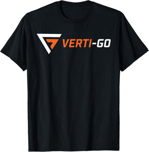 Verti-Go Orange White T-Shirt - T-Shirt | Black