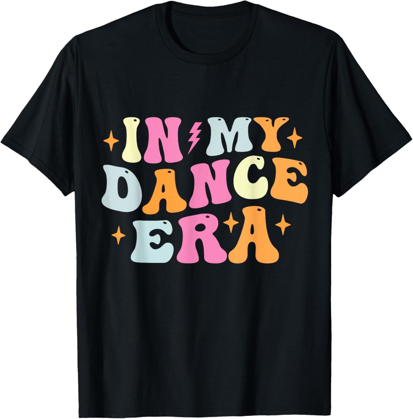 In My Dance Era Ballet Dancer Groovy Retro Girls T-Shirt - T-Shirt | Black