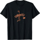 Petroglyph Crane and Sun T-Shirt - T-Shirt | Black