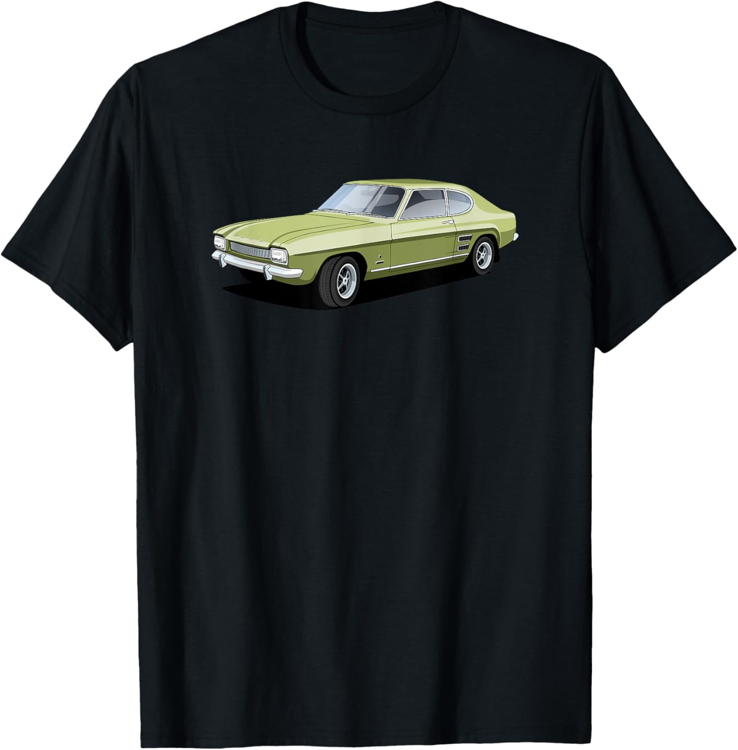 British Classic Car Capri sports car T-Shirt - T-Shirt | Black