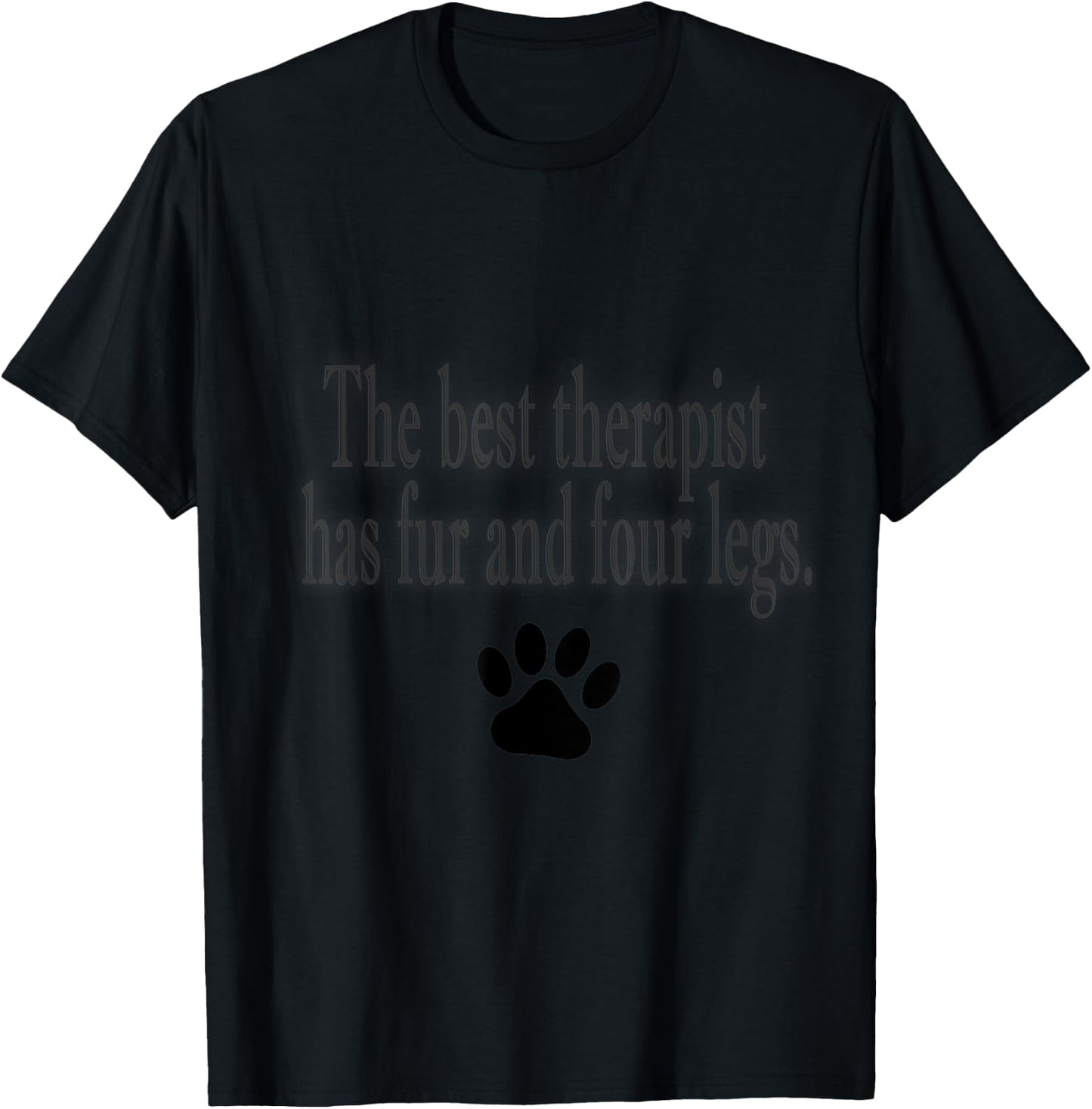 Dog therapy T-Shirt - T-Shirt | Black