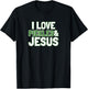I Love Pickles & Jesus Funny Pickle Lover Gift T-Shirt - T-Shirt | Black