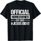 Official Homeowner Est 2025 #Jesus Did It T-Shirt - T-Shirt | Black