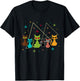 Triangle Classic Art Kitten Lover Vintage Artwork Cute Cat Men Women Kids T-Shirt - T-Shirt | Black