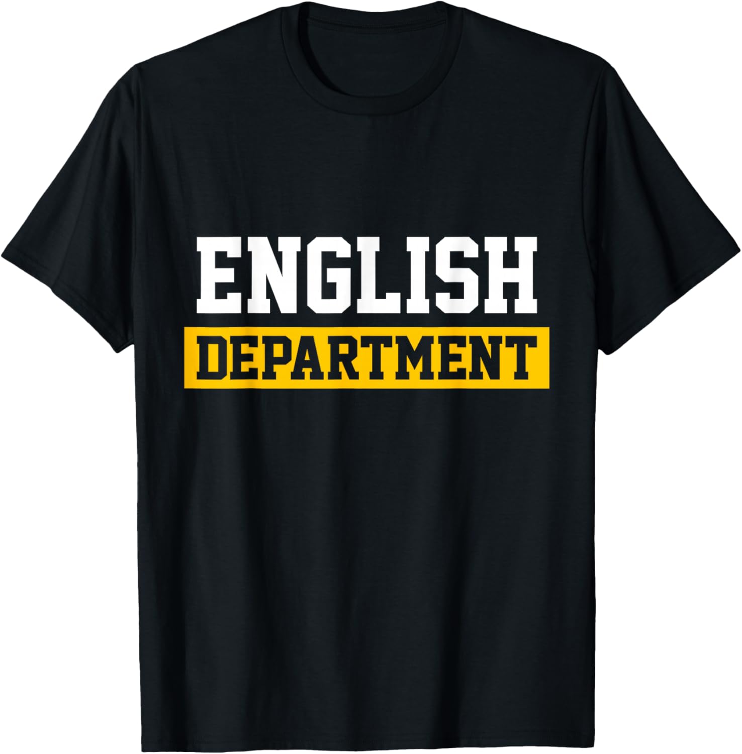 Boys Girls Teachers Students English Department T-Shirt - T-Shirt | Black