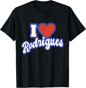 I Love Rodrigues T-Shirt - T-Shirt | Black
