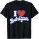 I Love Rodrigues T-Shirt - T-Shirt | Black