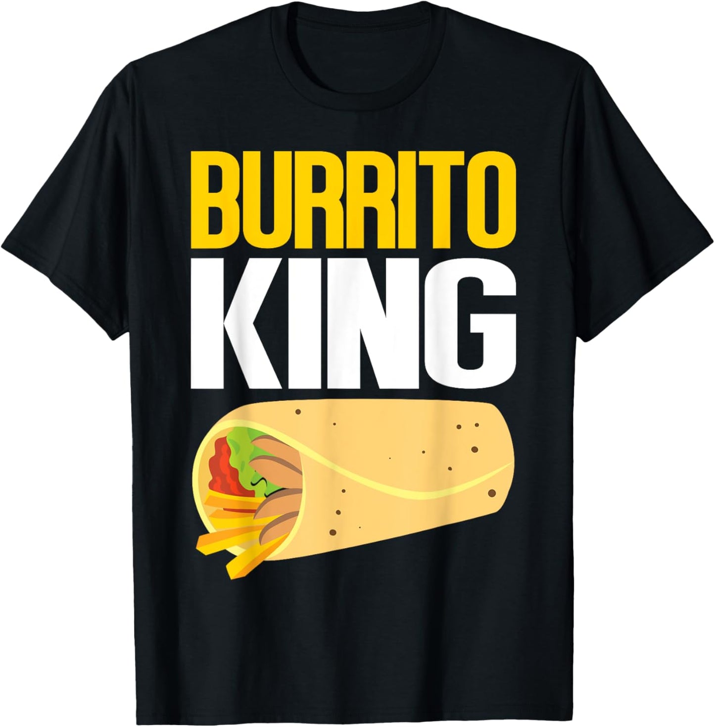 Burrito King Burrito T-Shirt - T-Shirt | Black