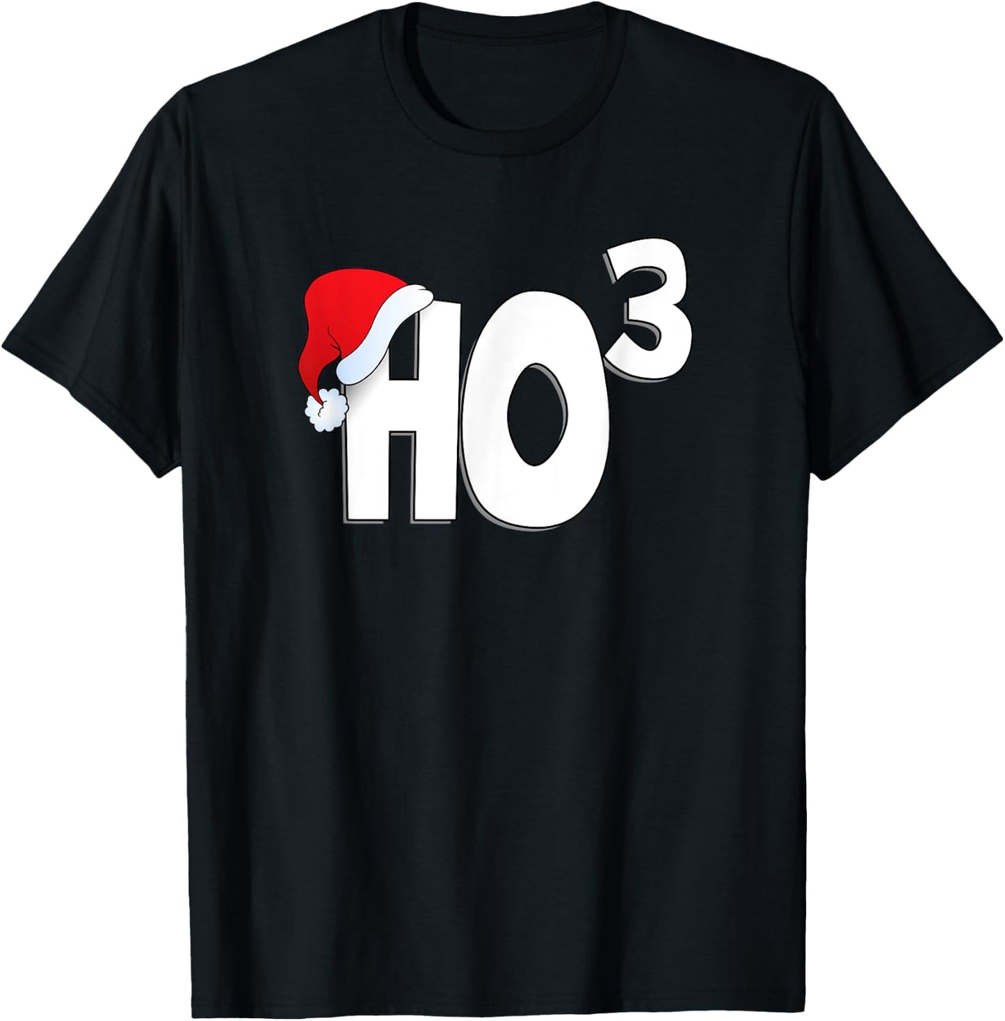 Ho Ho Ho High 3 - Funny Christmas Lovers Statement T-Shirt - T-Shirt | Black