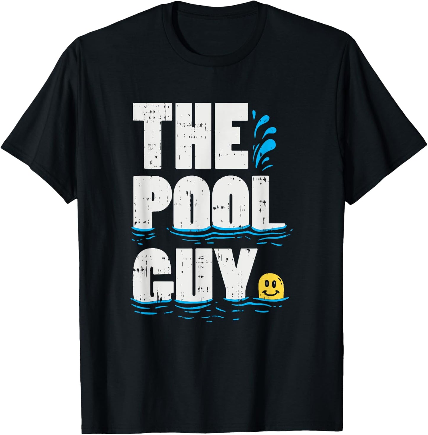Summer Pool Guy Gifts, Funny Swimming Pool Boy T-Shirt - T-Shirt | Black
