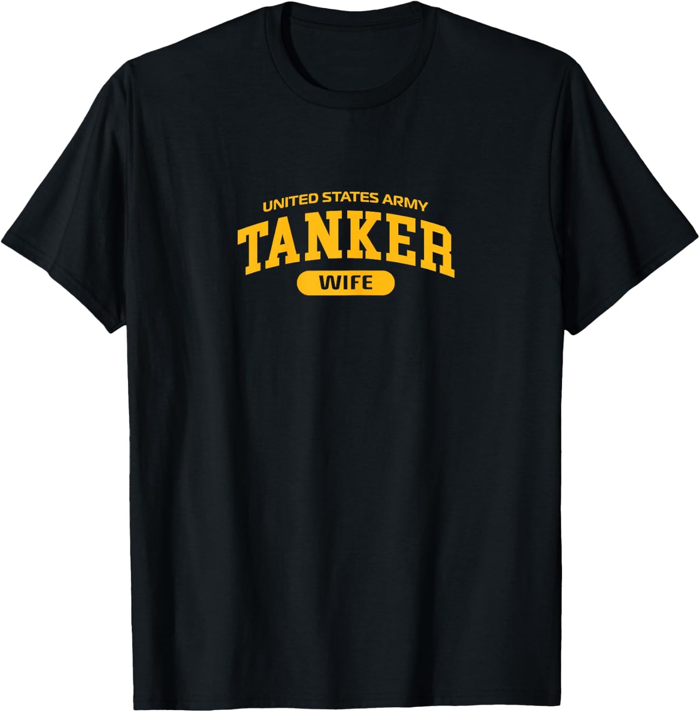 Proud Army Tanker Wife T-Shirt - T-Shirt | Black