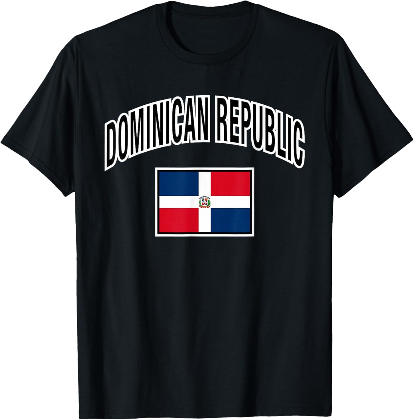 Dominican Republic Flag Proud Dominican T-Shirt - T-Shirt | Black
