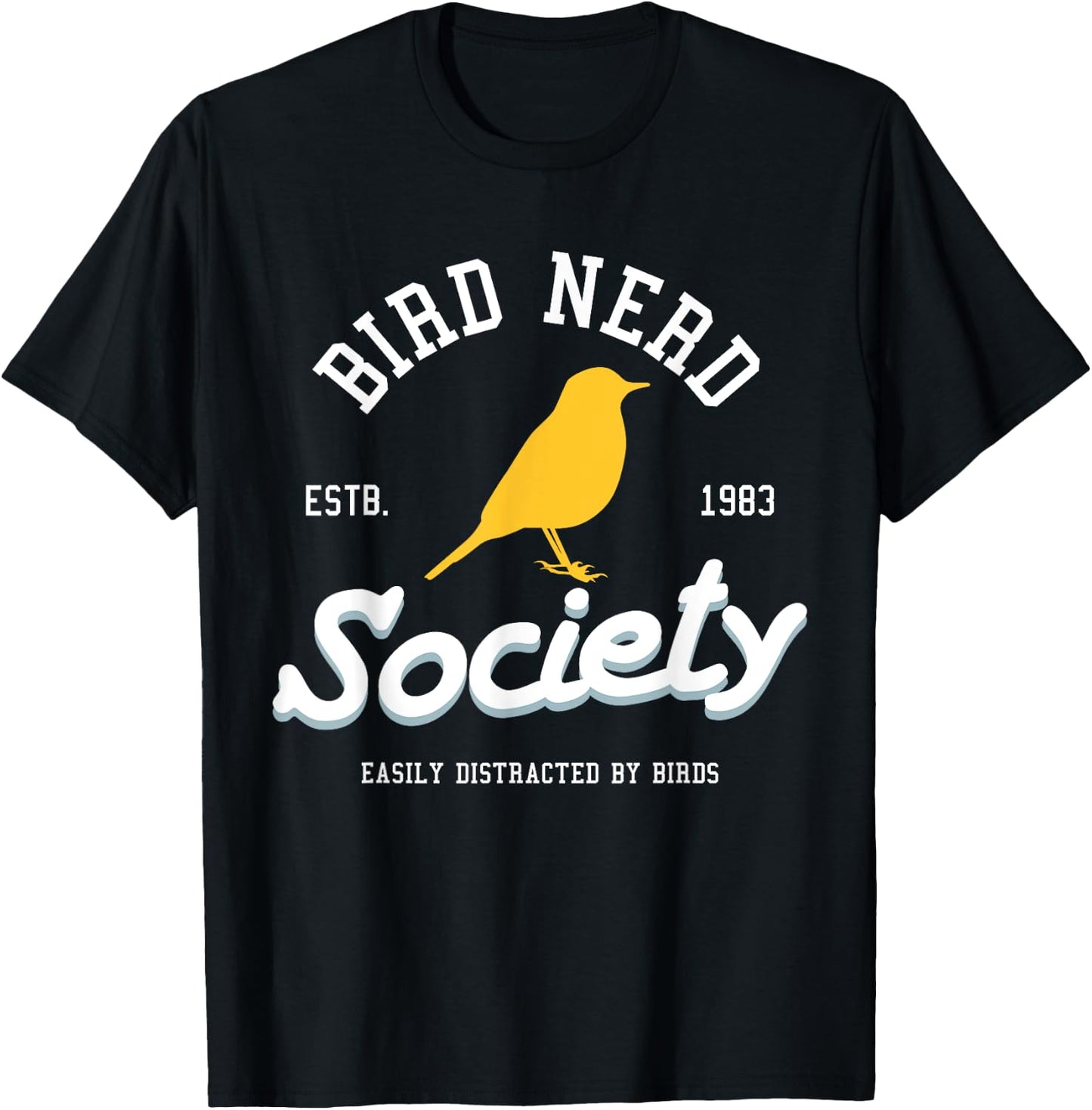 Bird Nerd Bird Watching T Shirts & Apparel Bi T-Shirt - T-Shirt | Black