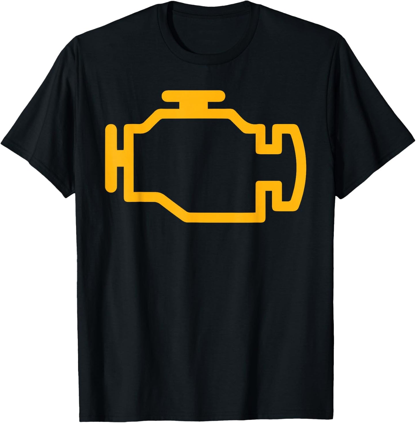 Check Engine Light T-Shirt - T-Shirt | Black