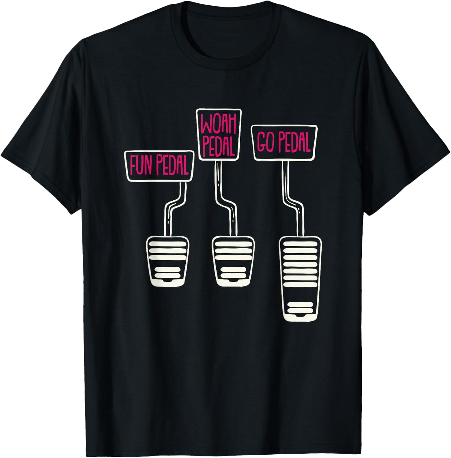 Manual Transmission Fun Pedal Shift Clutch Engine JDM Tuning T-Shirt - T-Shirt | Black