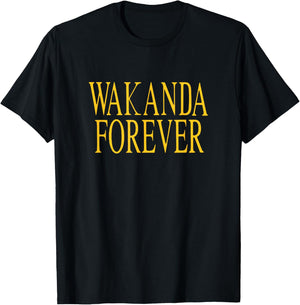 Marvel Comics Retro Classic Black Panther Wakanda Forever T-Shirt - T-Shirt | Black