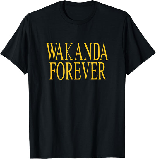 Marvel Comics Retro Classic Black Panther Wakanda Forever T-Shirt - T-Shirt | Black